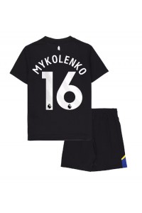 Everton Vitaliy Mykolenko #16 Jalkapallovaatteet Lasten Kolmas peliasu 2025-26 Lyhythihainen (+ Lyhyet housut)